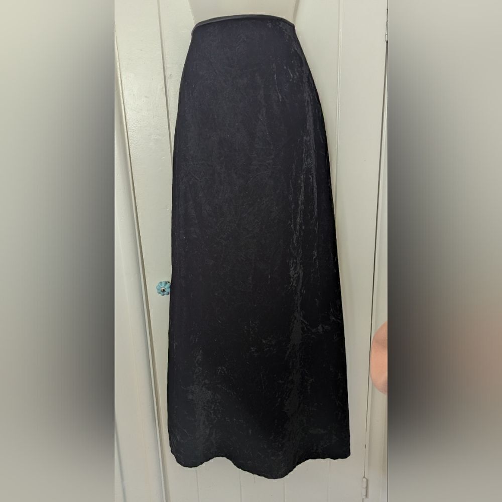Scott McClintock 90s Velvet Whimsigoth Fairy Grunge Witchy Romantic Maxi Skirt 8